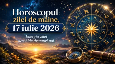 Horoscopul zilei de mâine, 17 iulie 2026. Energia zilei deschide drumuri noi