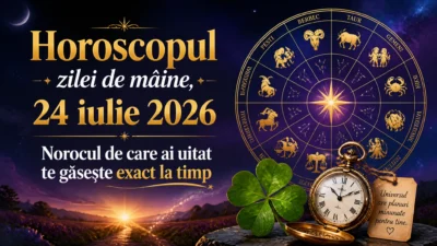 Horoscopul zilei de mâine, 24 iulie 2026. Norocul de care ai uitat te găsește exact la timp