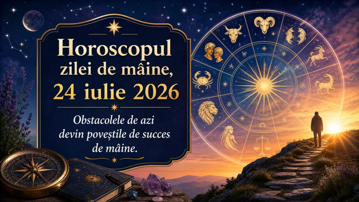 Horoscopul zilei de mâine, 24 iulie 2026. Obstacolele de azi devin poveștile de succes de mâine