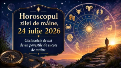 Horoscopul zilei de mâine, 24 iulie 2026. Obstacolele de azi devin poveștile de succes de mâine