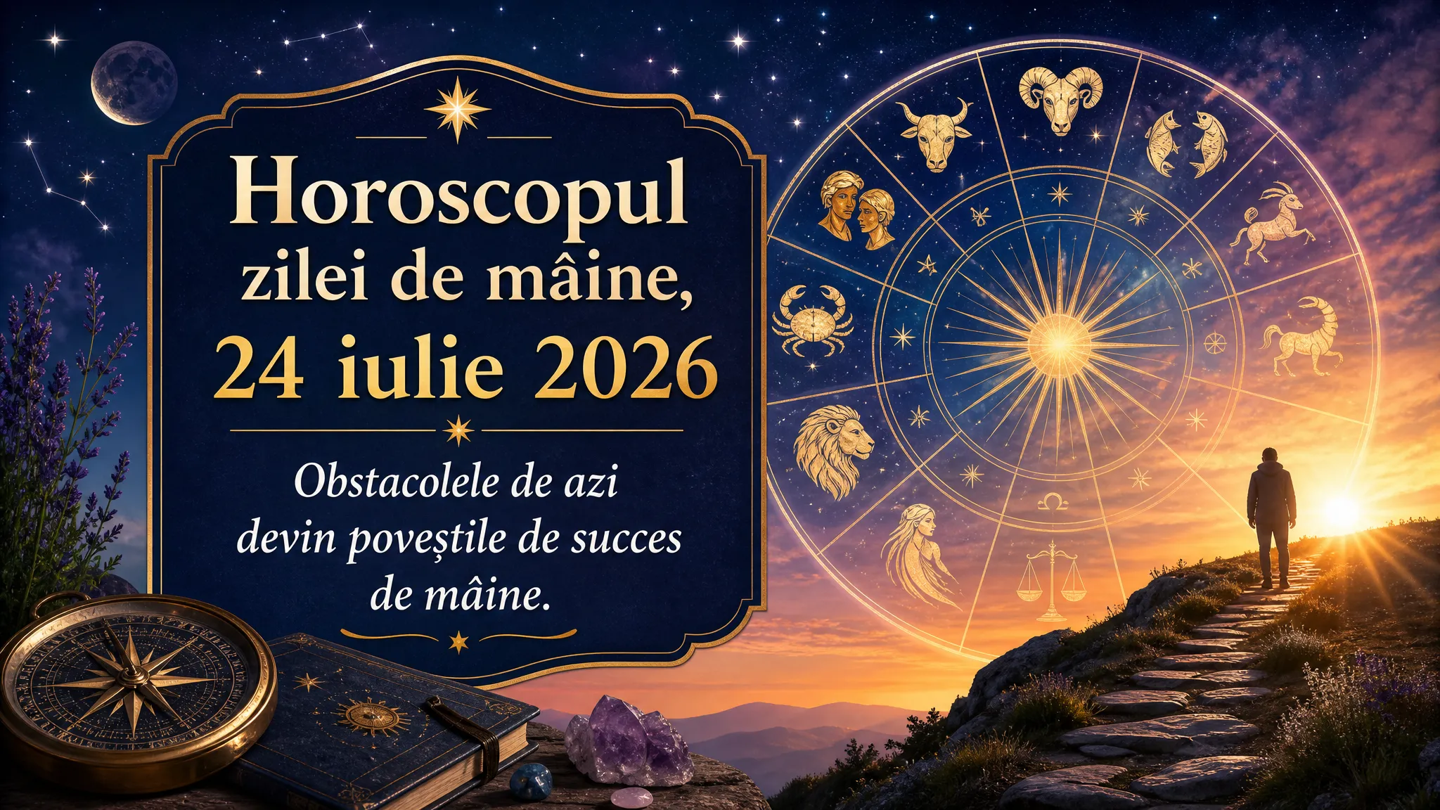 Horoscopul zilei de mâine, 24 iulie 2026. Obstacolele de azi devin poveștile de succes de mâine