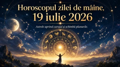 Horoscopul zilei de mâine, 19 iulie 2026. Astrele aprind curajul și schimbă planurile