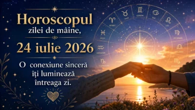 Horoscopul zilei de mâine, 24 iulie 2026. O conexiune sinceră îți luminează întreaga zi