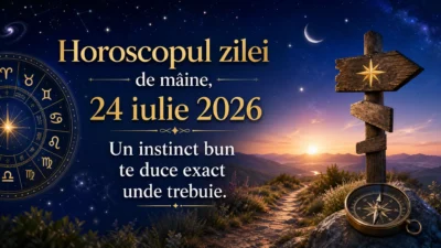 Horoscopul zilei de mâine, 24 iulie 2026. Un instinct bun te duce exact unde trebuie