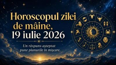 Horoscopul zilei de mâine, 19 iulie 2026. Un răspuns așteptat pune planurile în mișcare