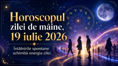 Horoscopul zilei de mâine, 19 iulie 2026. Întâlnirile spontane schimbă energia zilei