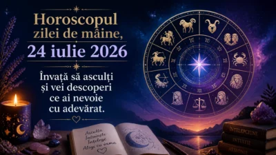 Horoscopul zilei de mâine, 24 iulie 2026. Învață să asculți și vei descoperi ce ai nevoie cu adevărat