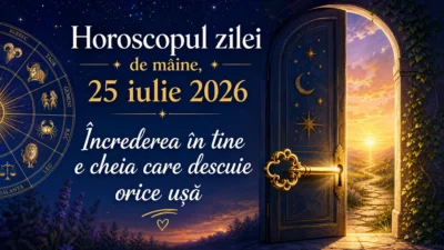 Horoscopul zilei de mâine, 25 iulie 2026. Încrederea în tine e cheia care descuie orice ușă