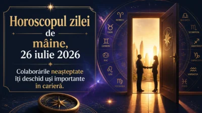 Horoscopul zilei de mâine, 26 iulie 2026. Colaborările neașteptate îți deschid uși importante în carieră