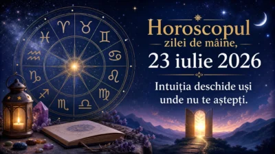 Horoscopul zilei de mâine, 23 iulie 2026. Intuiția deschide uși unde nu te aștepți