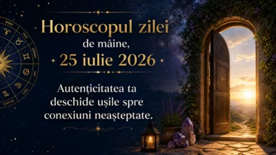 Horoscopul zilei de mâine, 25 iulie 2026. Autenticitatea ta deschide ușile spre conexiuni neașteptate