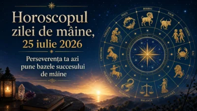Horoscopul zilei de mâine, 25 iulie 2026. Perseverența ta azi pune bazele succesului de mâine