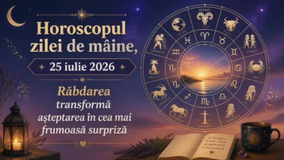 Horoscopul zilei de mâine, 25 iulie 2026. Răbdarea transformă așteptarea în cea mai frumoasă surpriză