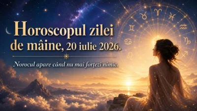 Horoscopul zilei de mâine, 20 iulie 2026. Norocul apare când nu mai forțezi nimic