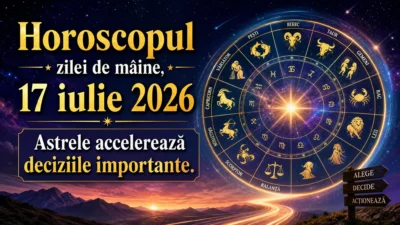 Horoscopul zilei de mâine, 17 iulie 2026. Astrele accelerează deciziile importante