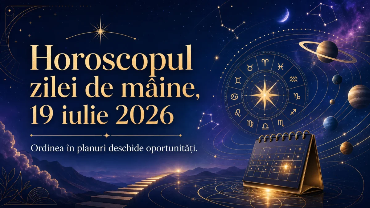 Horoscopul zilei de mâine, 19 iulie 2026. Ordinea în planuri deschide oportunități