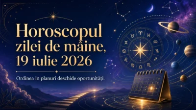 Horoscopul zilei de mâine, 19 iulie 2026. Ordinea în planuri deschide oportunități