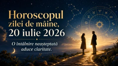 Horoscopul zilei de mâine, 20 iulie 2026. O întâlnire neașteptată aduce claritate