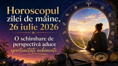 Horoscopul zilei de mâine, 26 iulie 2026. O schimbare de perspectivă aduce oportunități nebănuite