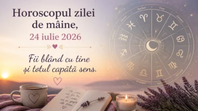 Horoscopul zilei de mâine, 24 iulie 2026. Fii blând cu tine și totul capătă sens