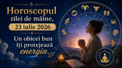 Horoscopul zilei de mâine, 23 iulie 2026. Un obicei bun îți protejează energia