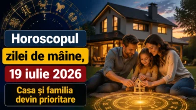 Horoscopul zilei de mâine, 19 iulie 2026. Casa și familia devin prioritare