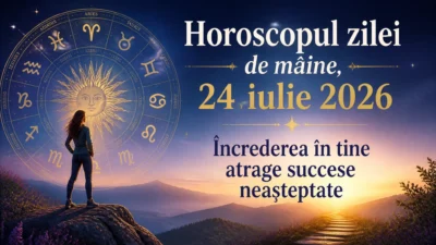 Horoscopul zilei de mâine, 24 iulie 2026. Încrederea în tine atrage succese neașteptate
