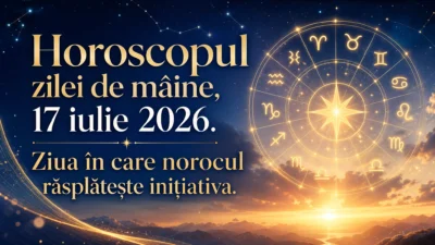 Horoscopul zilei de mâine, 17 iulie 2026. Ziua în care norocul răsplătește inițiativa