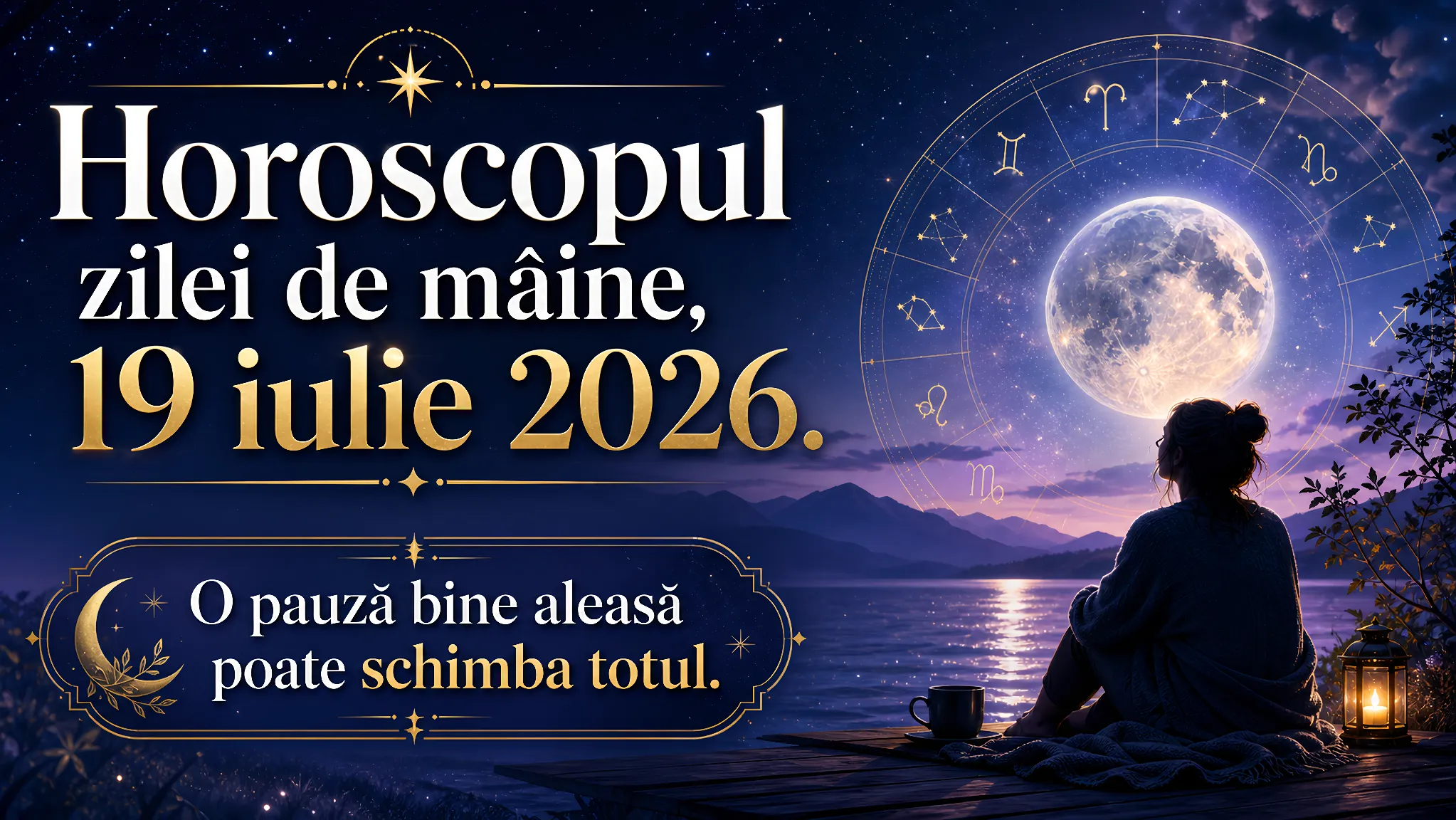 Horoscopul zilei de mâine, 19 iulie 2026. O pauză bine aleasă poate schimba totul