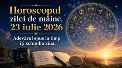 Horoscopul zilei de mâine, 23 iulie 2026. Adevărul spus la timp îți schimbă ziua