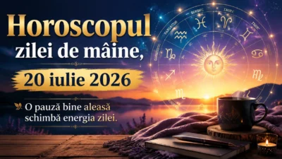Horoscopul zilei de mâine, 20 iulie 2026. O pauză bine aleasă schimbă energia zilei