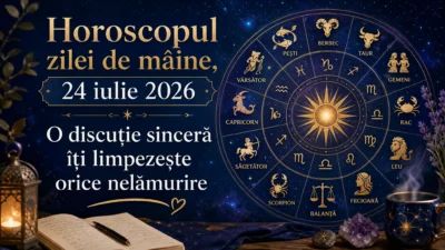 Horoscopul zilei de mâine, 24 iulie 2026. O discuție sinceră îți limpezește orice nelămurire