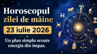 Horoscopul zilei de mâine, 23 iulie 2026. Un plan simplu scoate energia din impas