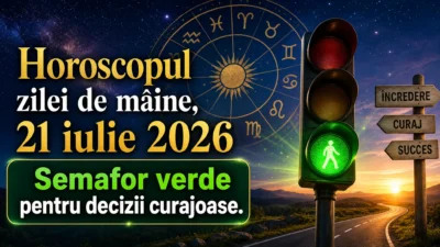 Horoscopul zilei de mâine, 21 iulie 2026. Semafor verde pentru decizii curajoase