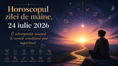 Horoscopul zilei de mâine, 24 iulie 2026. O introspecție sinceră îți arată următorul pas important