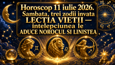 Horoscop 11 iulie 2026. Sambata, trei zodii invata LECTIA VIETII  intelepciunea le ADUCE NOROCUL SI LINISTEA