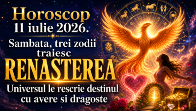 Horoscop 11 iulie 2026. Sambata, trei zodii traiesc RENASTEREA  Universul le rescrie destinul cu avere si dragoste