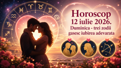 Horoscop 12 iulie 2026. Duminica – trei zodii gasesc iubirea adevarata