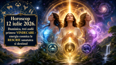 Horoscop 12 iulie 2026. Duminica, trei zodii primesc VINDECARE – energia cosmica le RESCRIE sanatatea si destinul