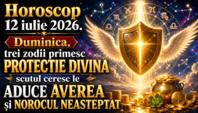 Horoscop 12 iulie 2026. Duminica, trei zodii primesc PROTECTIE DIVINA – scutul ceresc le ADUCE AVEREA si NOROCUL NEASTEPTAT