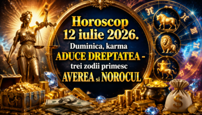 Horoscop 12 iulie 2026. Duminica, karma ADUCE DREPTATEA – trei zodii primesc AVEREA si NOROCUL