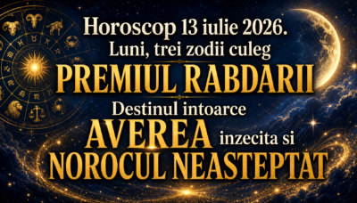 Horoscop 13 iulie 2026. Luni, trei zodii culeg PREMIUL RABDARII – Destinul intoarce AVEREA inzecita si NOROCUL NEASTEPTAT