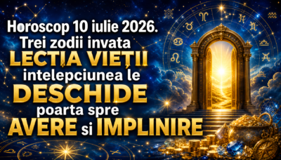 Horoscop 10 iulie 2026. Trei zodii invata LECTIA VIETII  intelepciunea le DESCHIDE poarta spre AVERE si IMPLINIRE