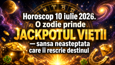 Horoscop 10 iulie 2026. O zodie prinde JACKPOTUL VIETII  sansa neasteptata care ii rescrie destinul