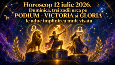 Horoscop 12 iulie 2026. Duminica, trei zodii urca pe PODIUM – VICTORIA si GLORIA le aduc implinirea mult visata