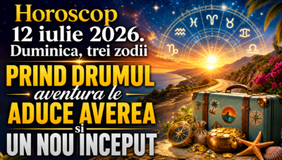 Horoscop 12 iulie 2026. Duminica, trei zodii PRIND DRUMUL – aventura le ADUCE AVEREA si UN NOU INCEPUT
