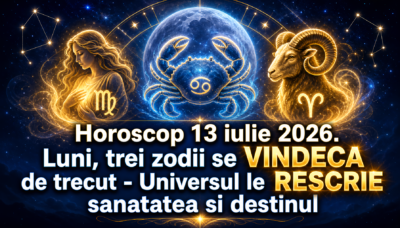Horoscop 13 iulie 2026. Luni, trei zodii se VINDECA de trecut – Universul le RESCRIE sanatatea si destinul