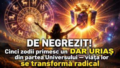 DE NEGREZIT! Cinci zodii primesc un DAR URIAȘ din partea Universului — viața lor se transformă radical