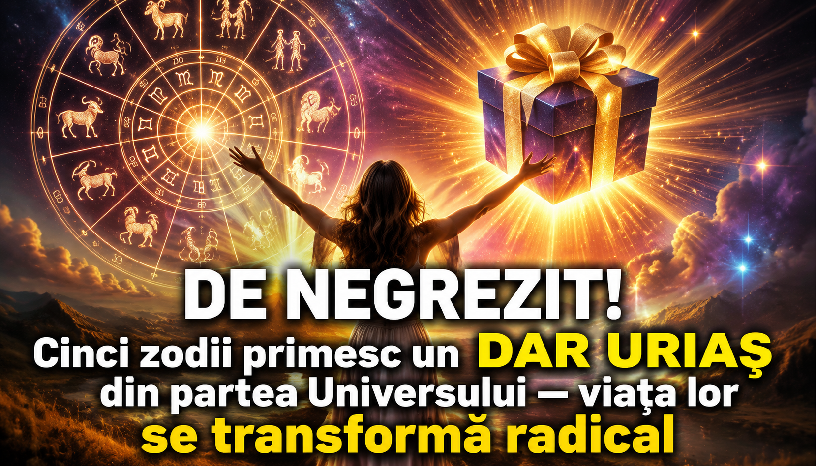 DE NEGREZIT! Cinci zodii primesc un DAR URIAȘ din partea Universului — viața lor se transformă radical