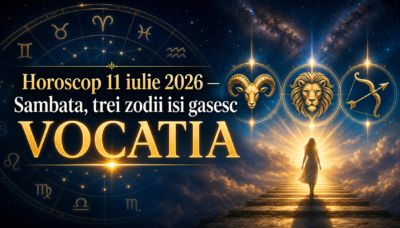Horoscop 11 iulie 2026. Sambata, trei zodii isi gasesc VOCATIA  Universul le DESCHIDE poarta catre AVERE si NOROC